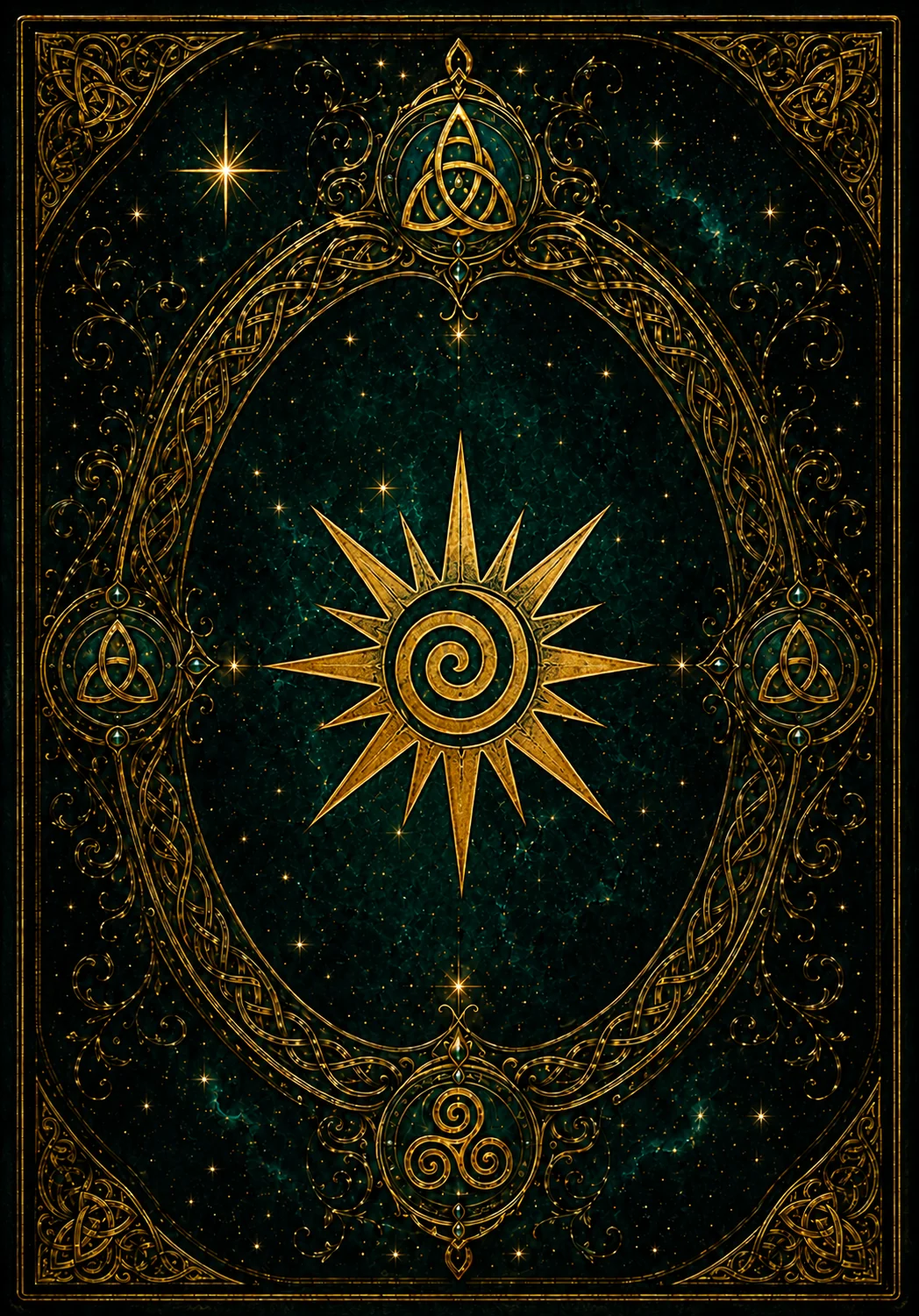 Star of Danu Oracle card back