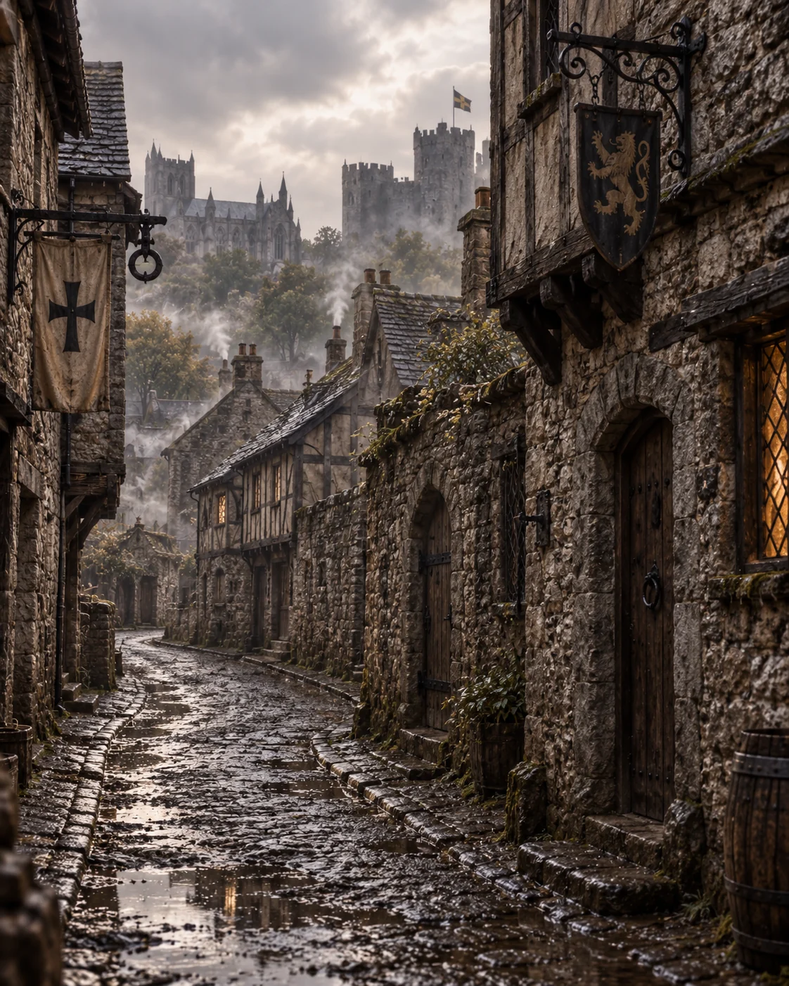 Atmospheric reconstruction of a medieval Irish stone street